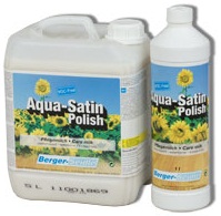 Berger-Seidle Aqua-Satin Polish ® Parkettpflegemittel für geölte und gewachste Holzfußböden