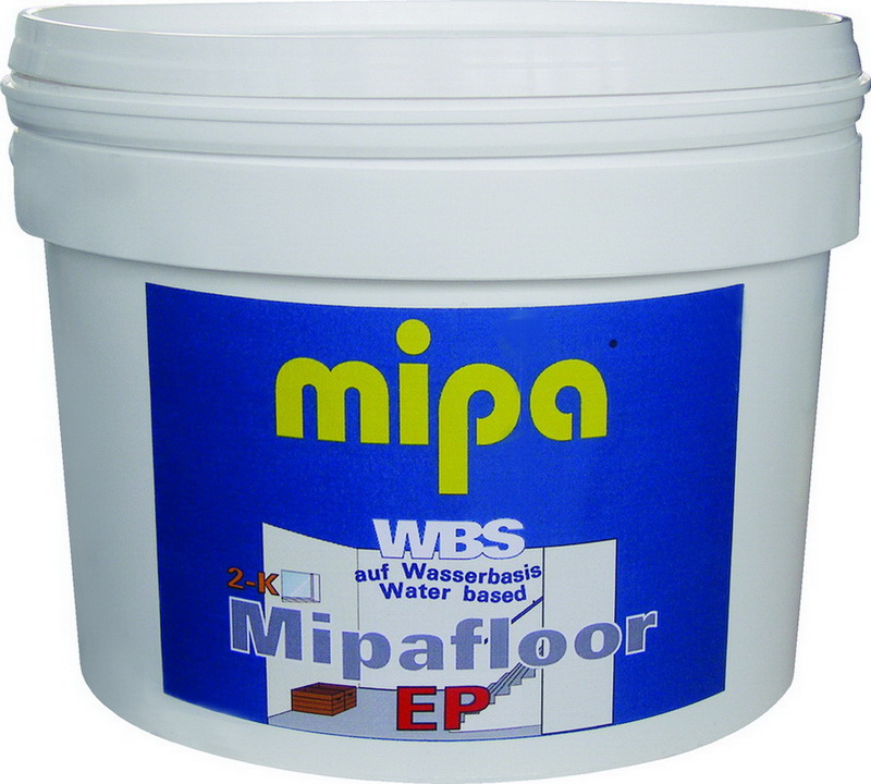 MIPA WBS 2K WEP 2300-50 Epoxidharz Fußbodenfarbe, Fußbodenbeschichtung auf Wasserbasis, Farbton nach Wunsch, ... Preis ab